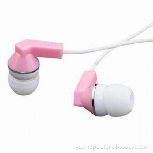 Phone Earphones with Jewel Decorations and Fashionable Patterns, Available in Various Color